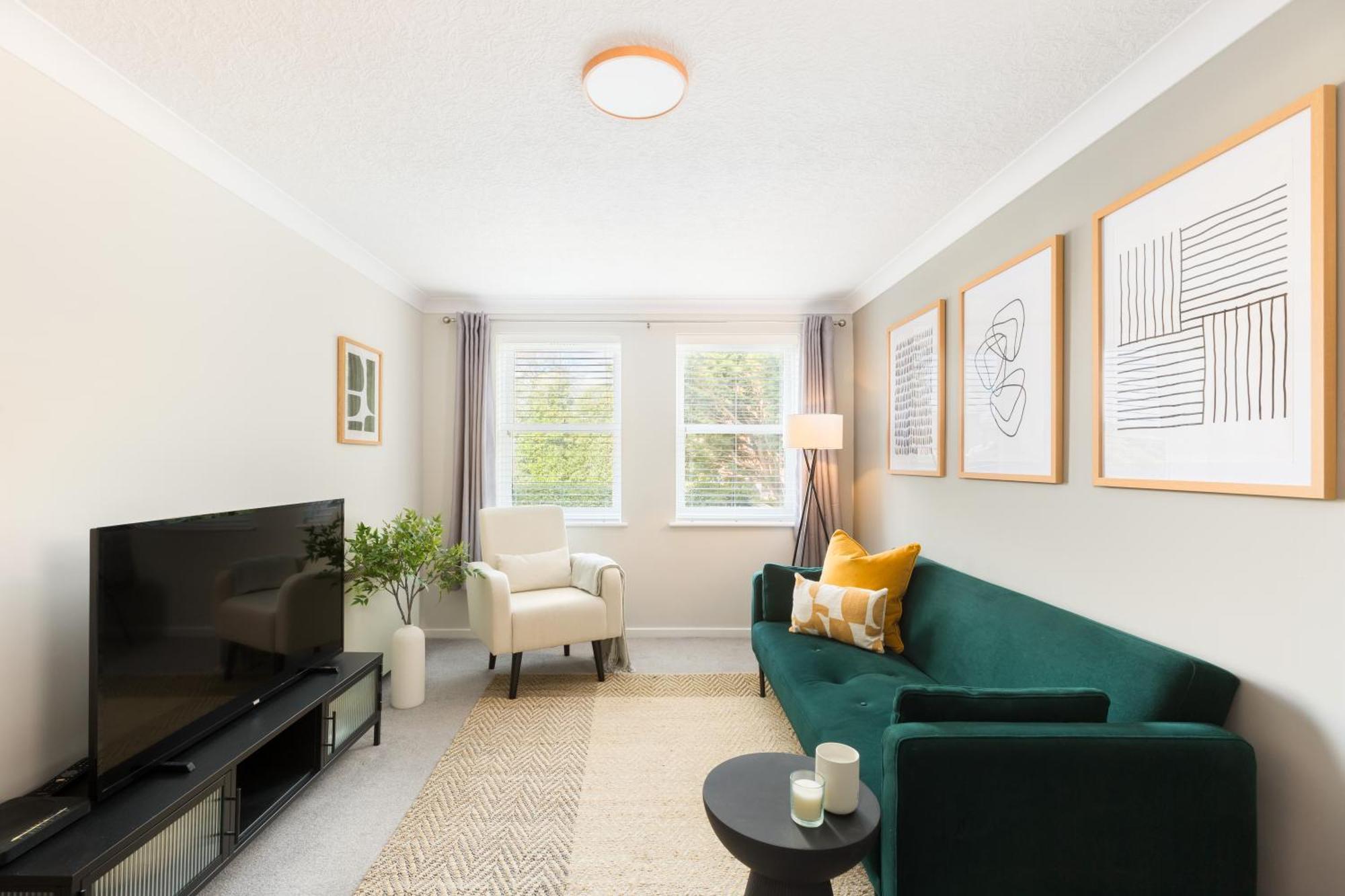 Modern 2-Bedroom Apartments With Free Parking In Leamington Spa Eksteriør billede